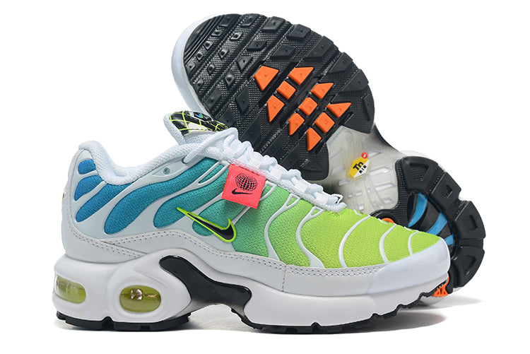 TN air cushion nike AIR MAX PLUS" white, blue, green"