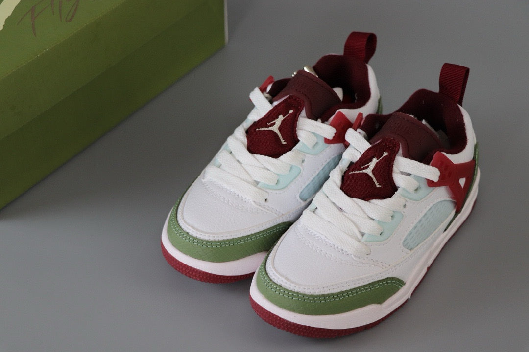 Jordan 3.5 children's shoes" white, green, burgundy"
