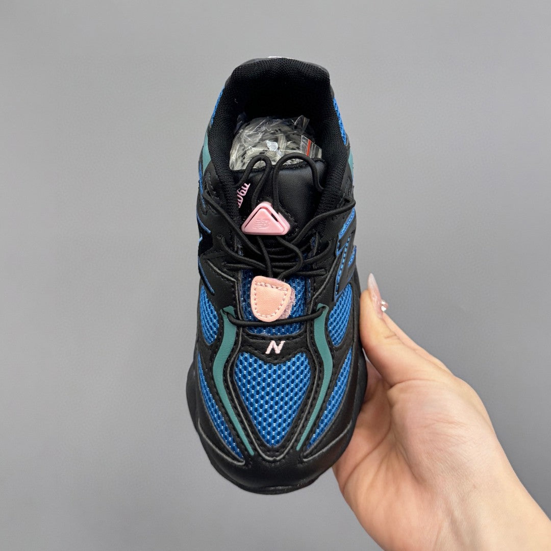 New Balance 9060 series retro versatile dad style elephant" black, blue"