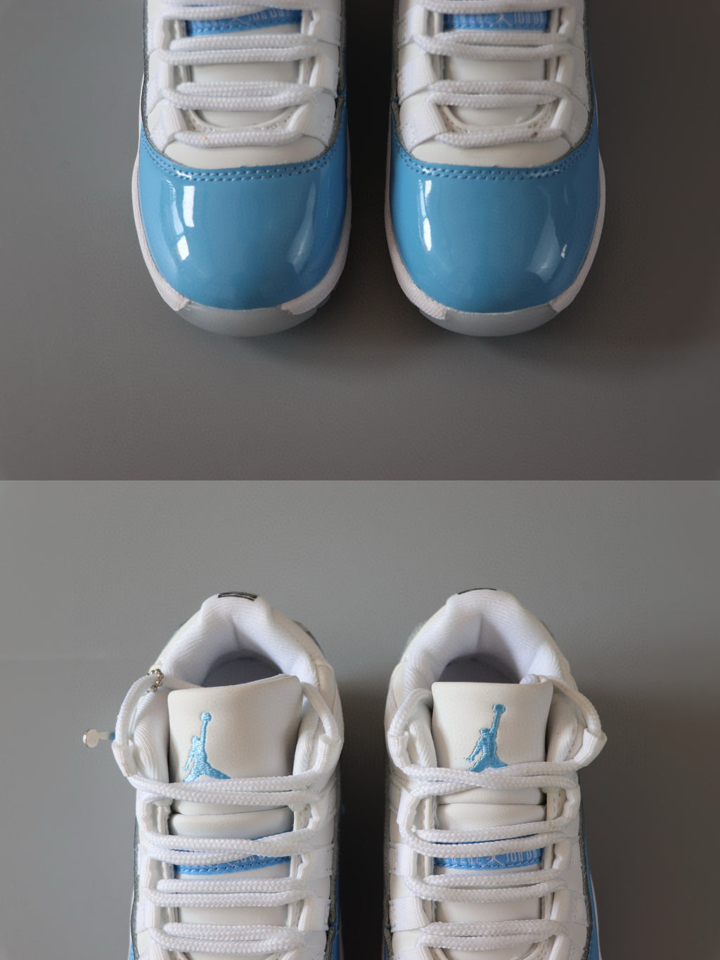 Joe 11 low-top children's shoes" white, sky blue"