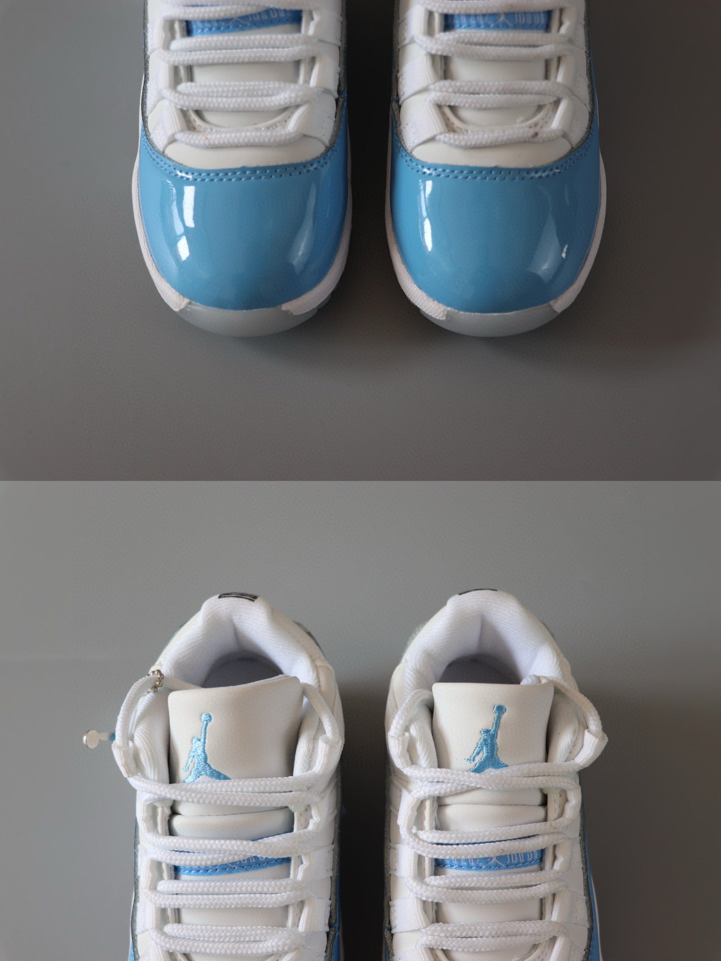 Joe 11 low-top children's shoes" white, sky blue"