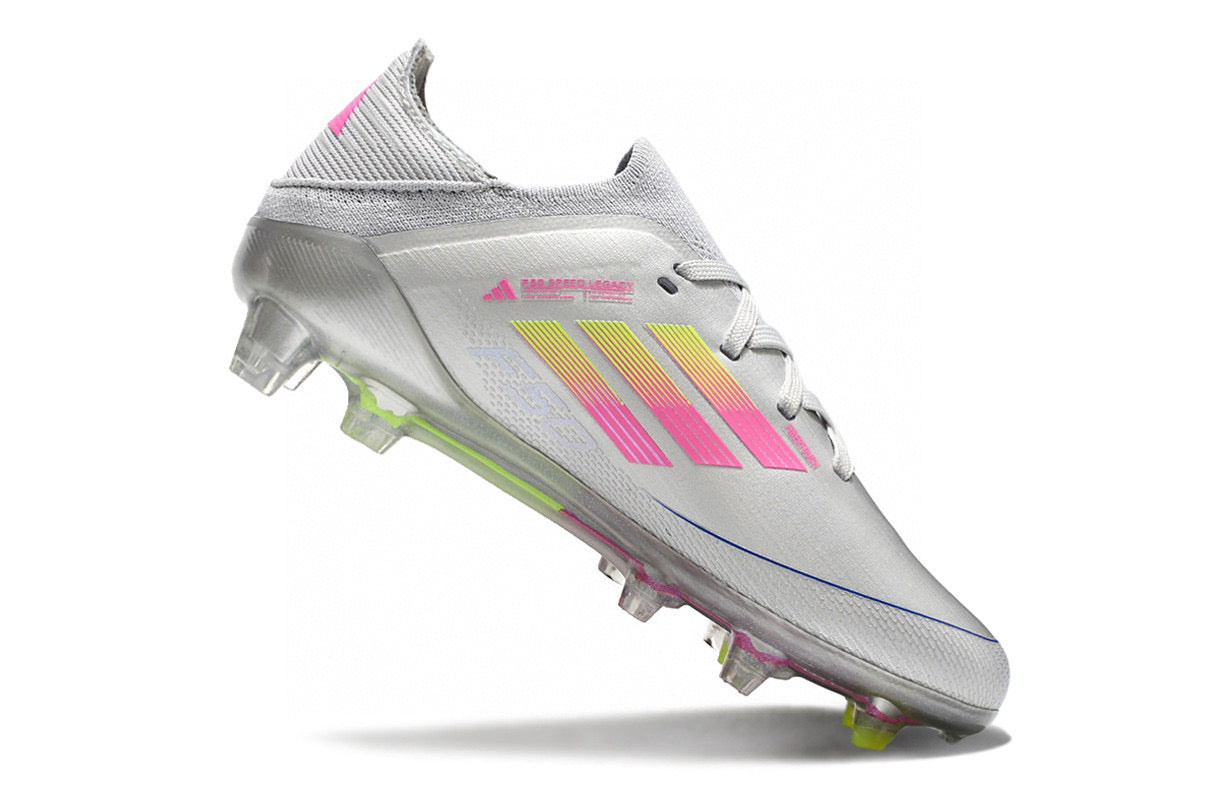 Adidas F50 knitted waterproof football shoes" Gray"