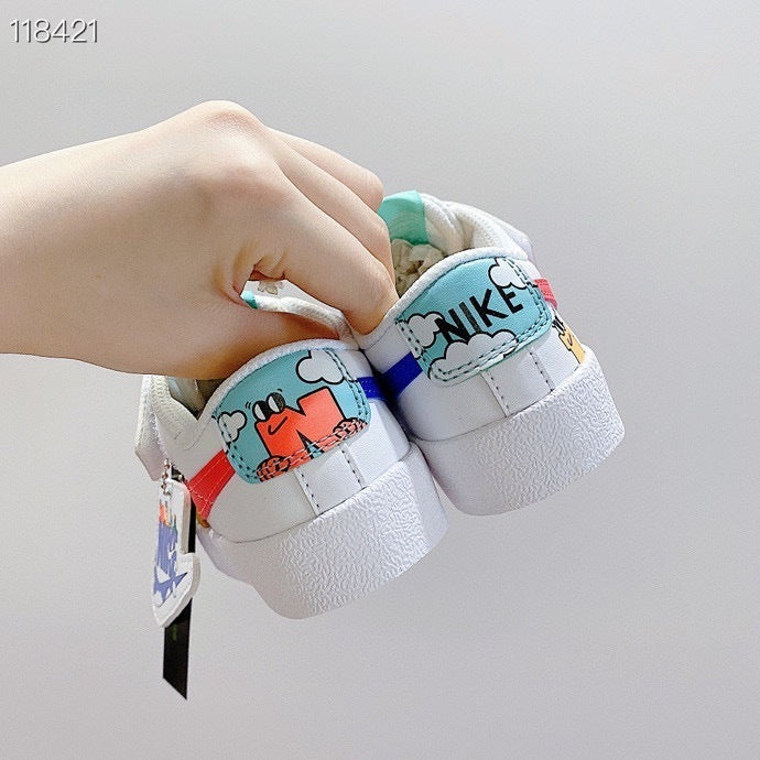 NK Trailblazer Graffiti Low-top" white, red"