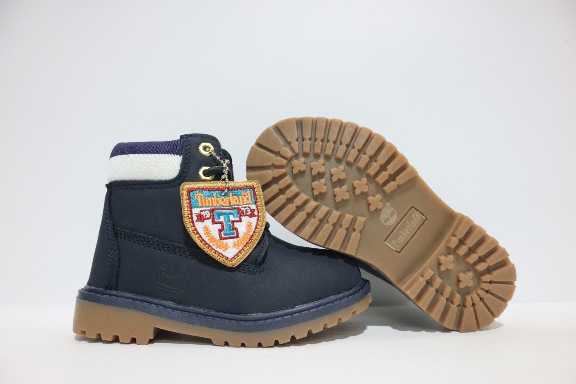 Timberland knitted children's work boots" Navy"