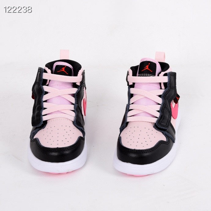 Jordan high top elastic band" black, pink"