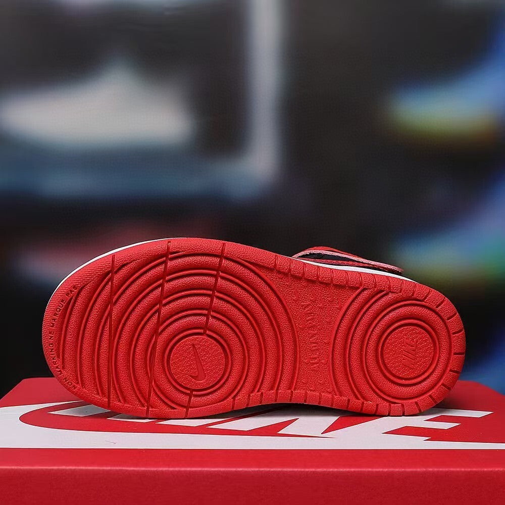 Air Force workwear mid-cut Velcro" black, red"