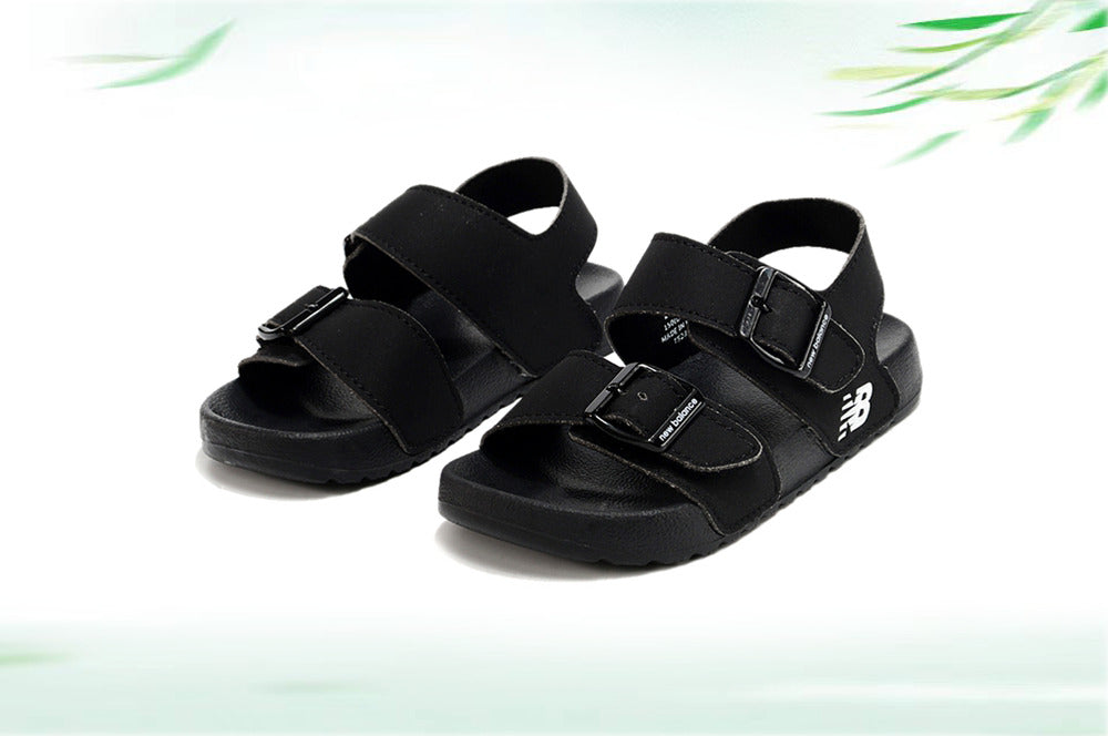 G version of Birkenstock Velcro sandals for children" black"