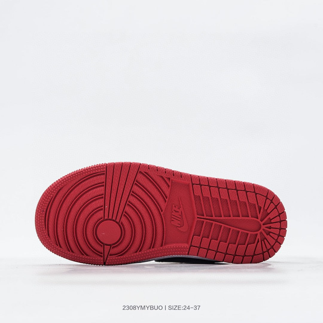 Joe 1 low-top children's shoes" black, red"