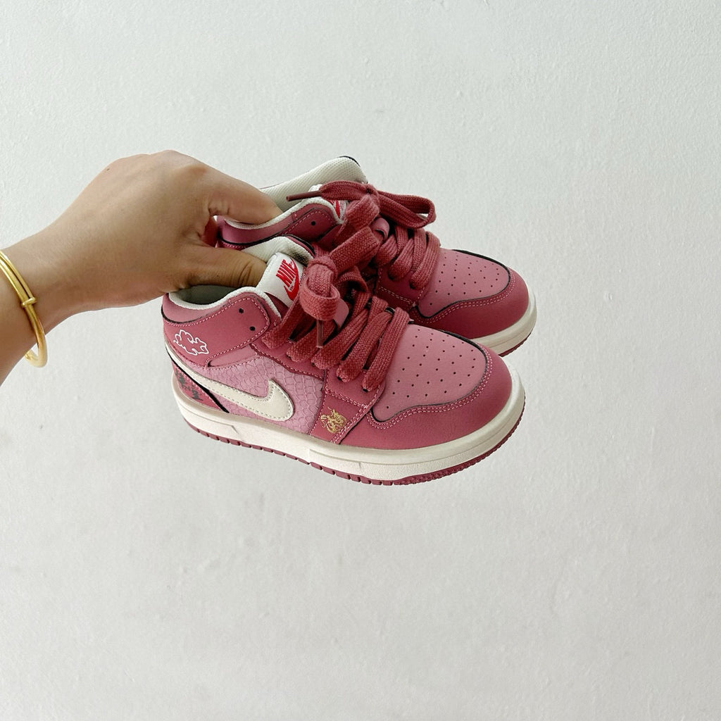 Joe 1 co-branded mid-cut children's " pink"