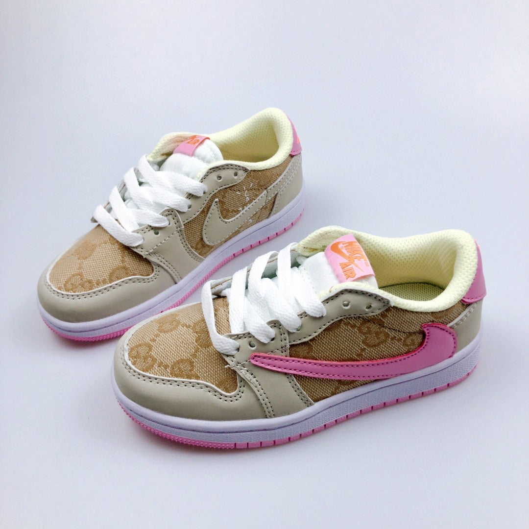 Jordan low-top reverse hook black warrior" cream, brown"