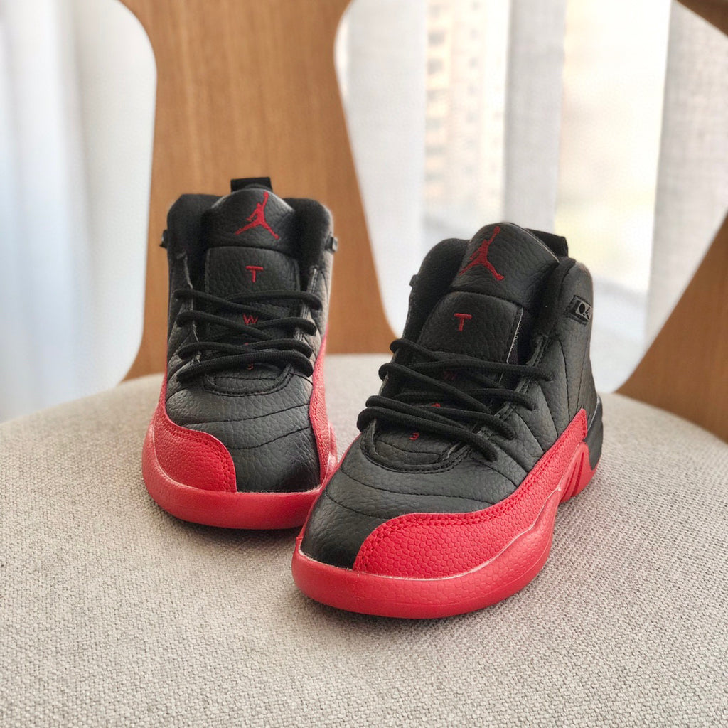 Joe 12 high quality children's shoe" black, red"
