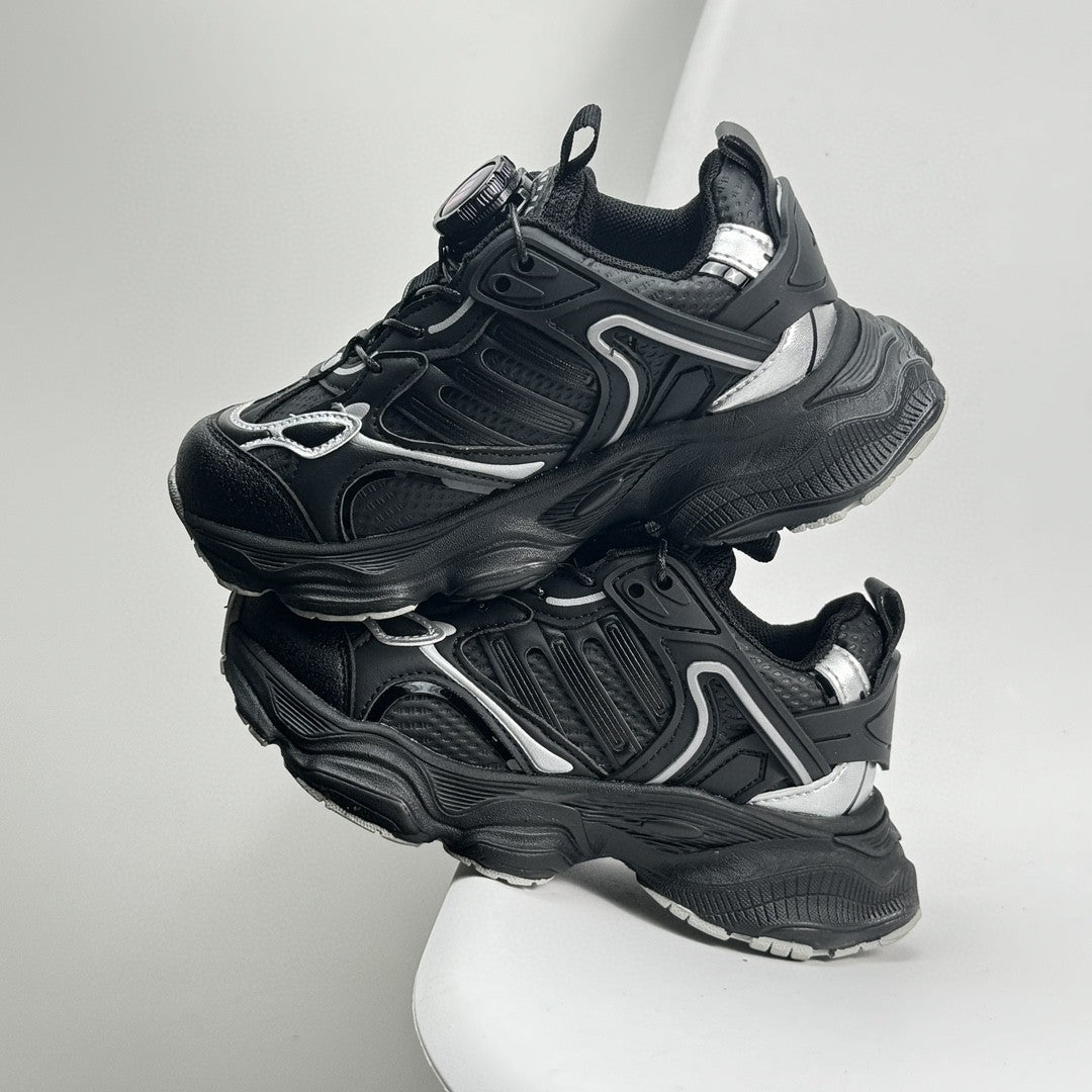 Adidas XLG Runner Deluxe runner dad shoes" black"