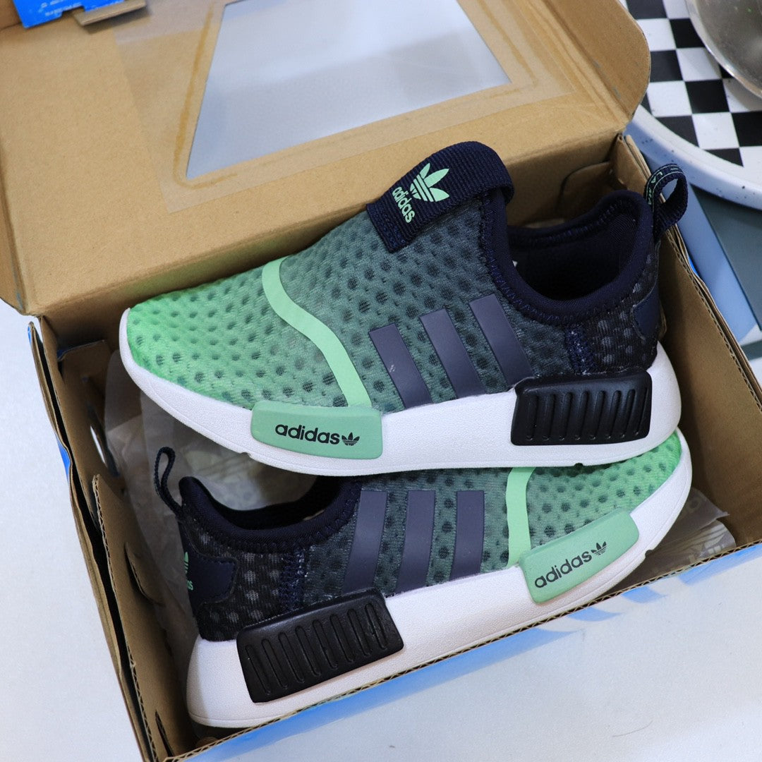 Adidas Candy Velcro Sandals "black, green"