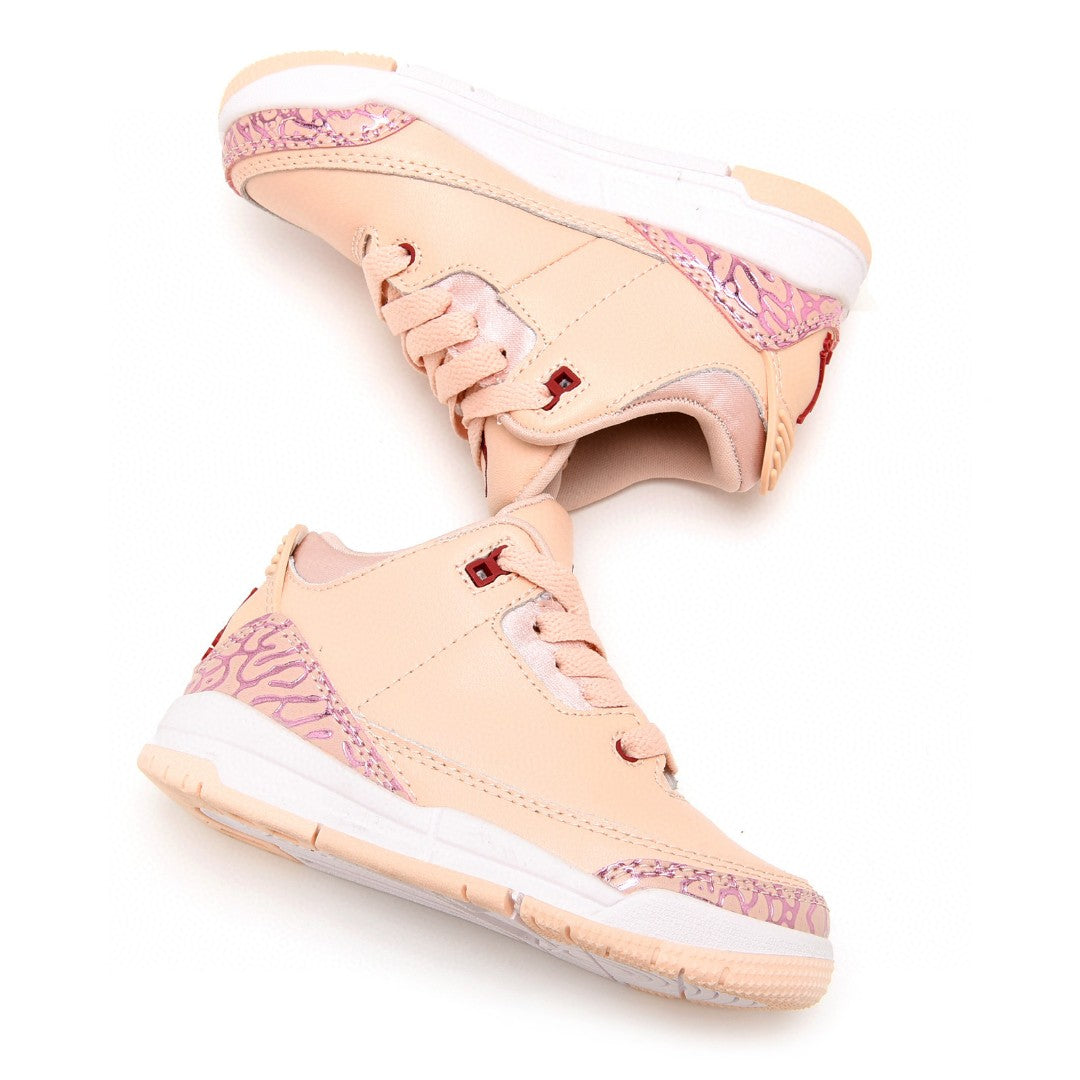 Jordan AJ3 children's shoes" light peach, pink"