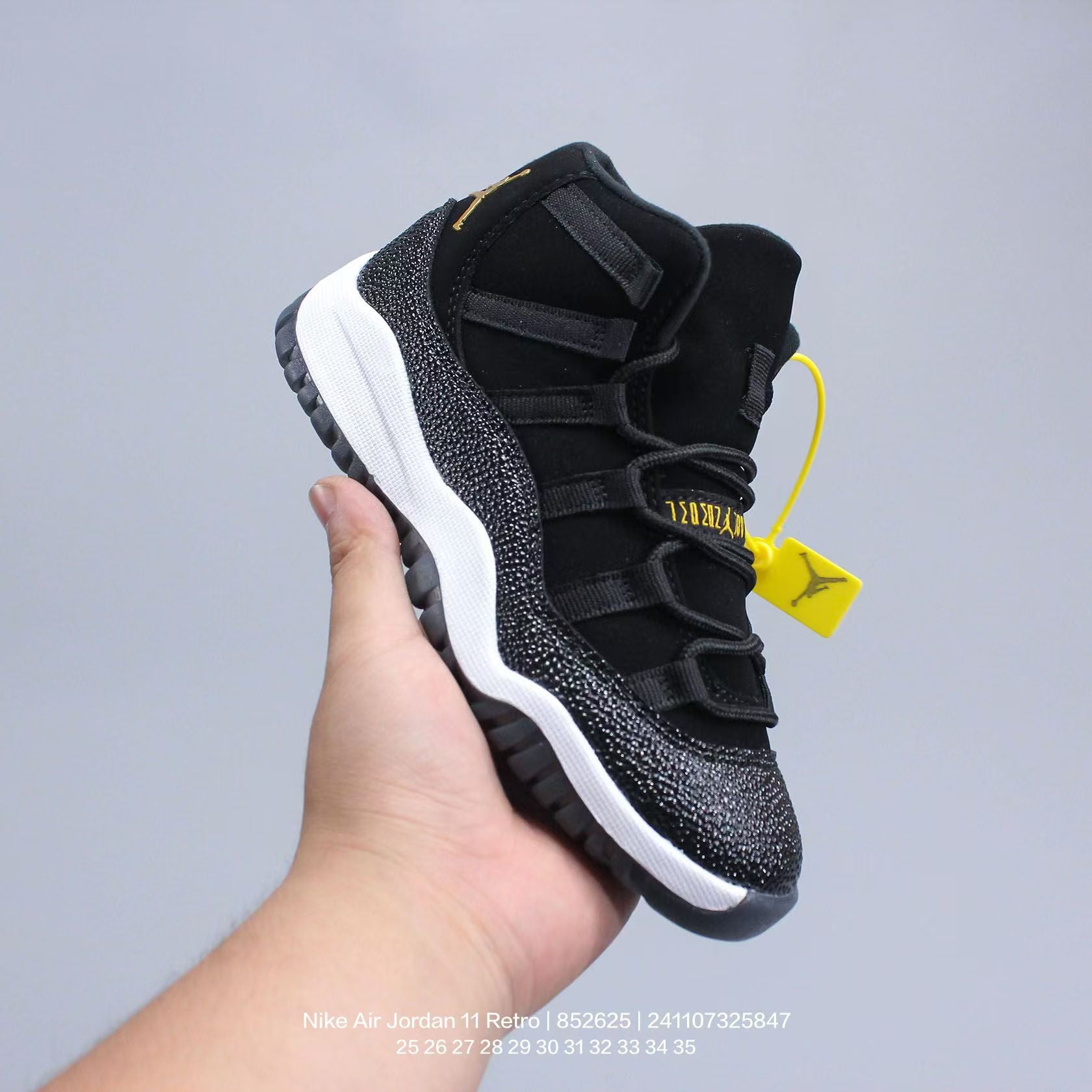 Joe 11 high-top high-quality children's shoes" basketball" black"