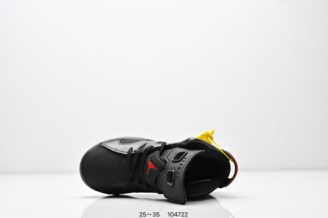 Joe 6 split leather children's shoes "black"
