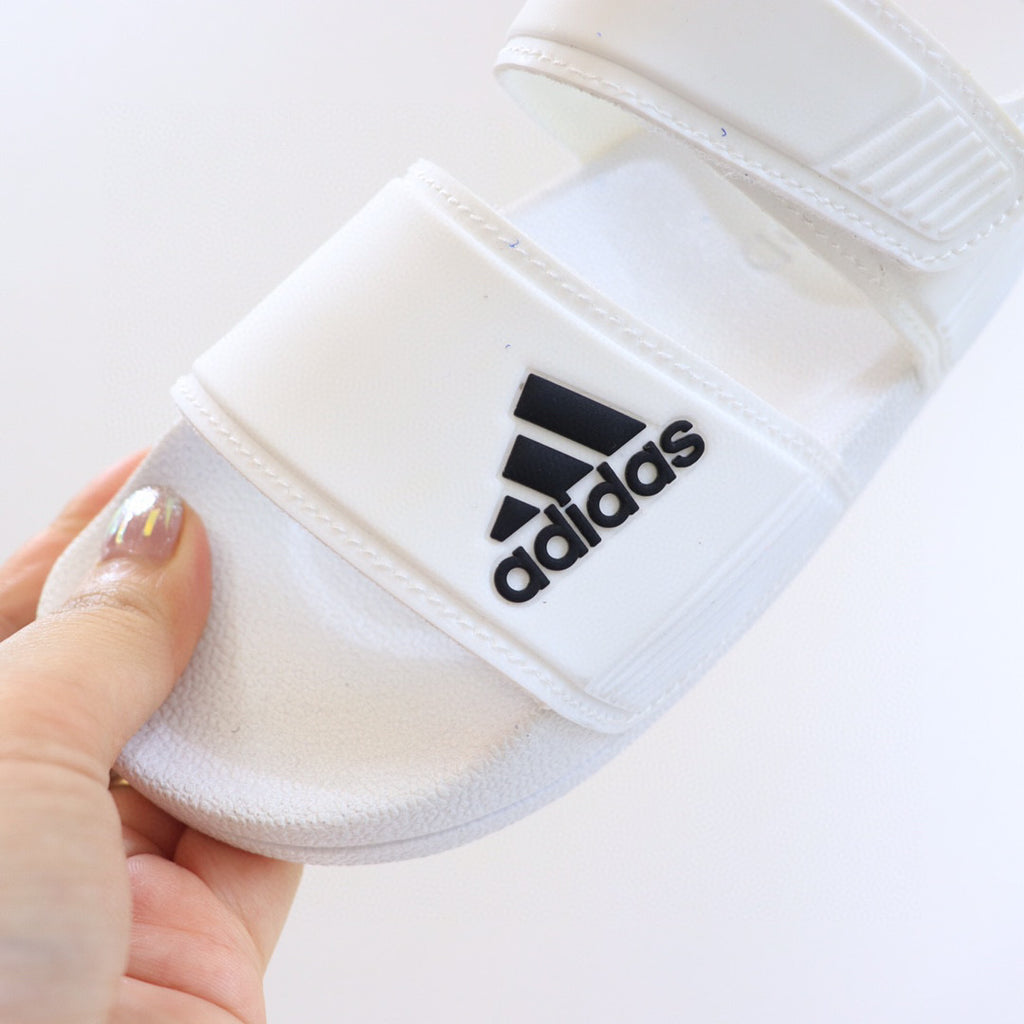 Adidas new open toe" white"