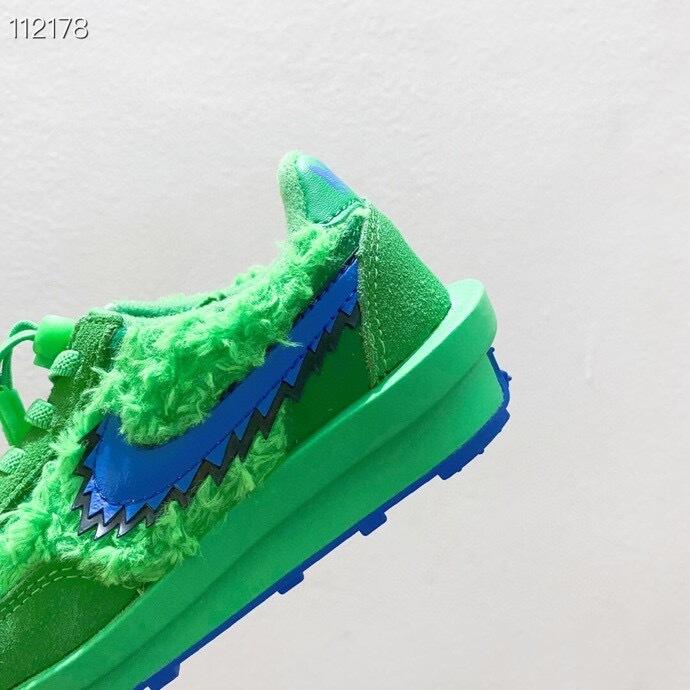 Nike Waffle Casual Jogging Shoes Deconstructed Double Hook" green"