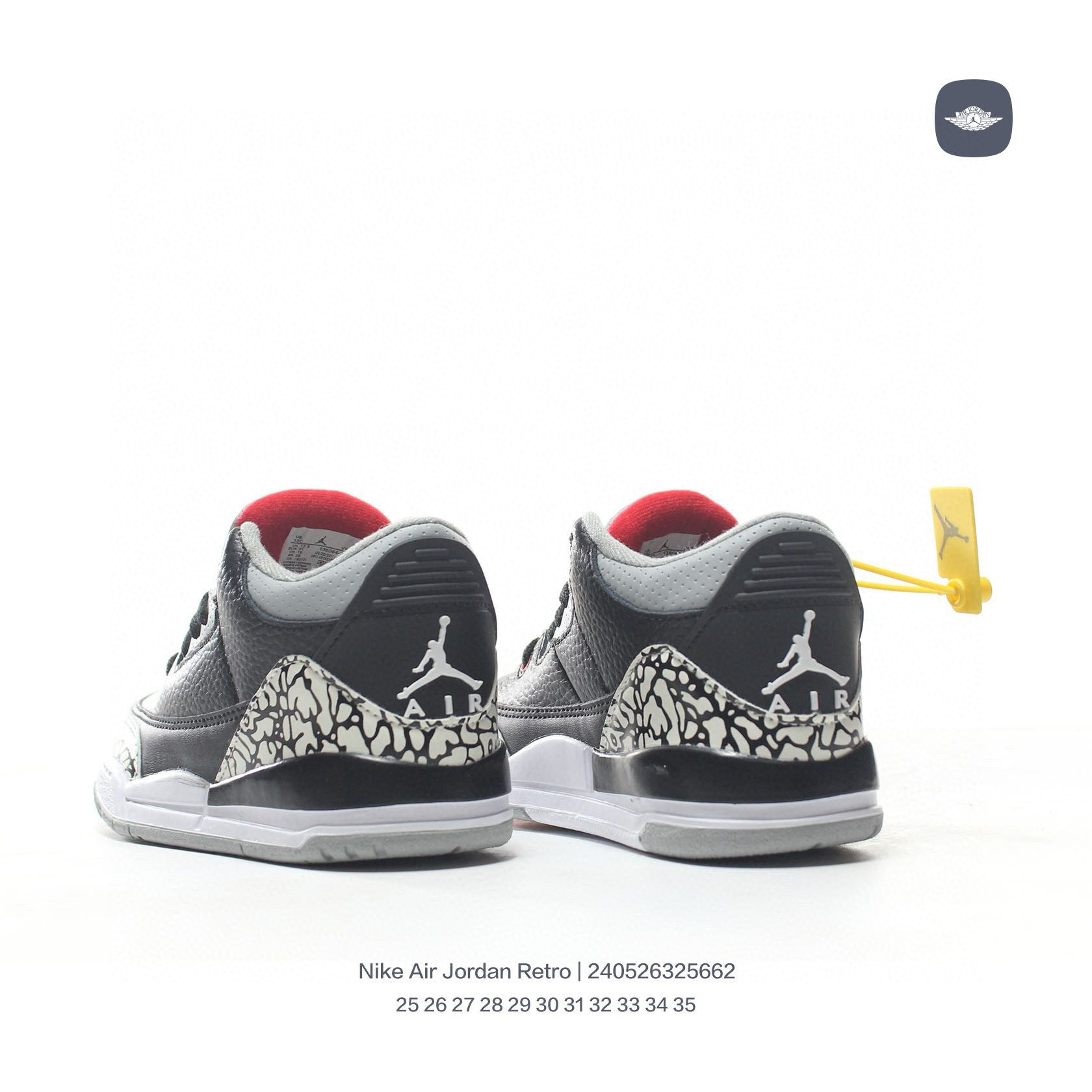 Joe 3" black, gray"