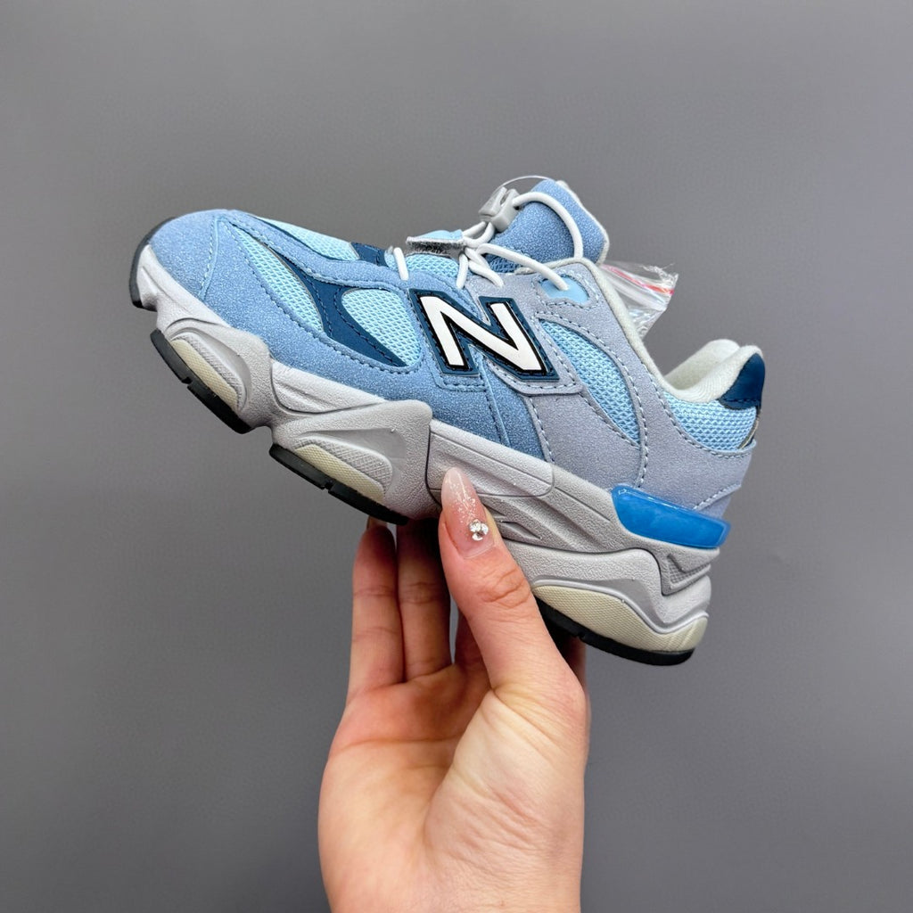 New Balance 9060 series retro versatile dad style elephant" blue"