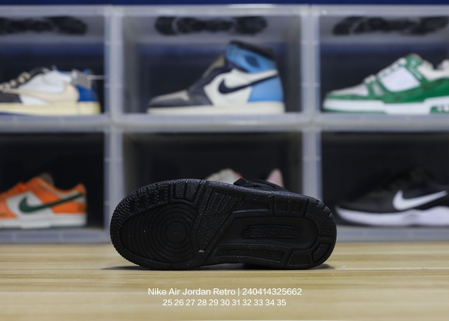 Jordan trendy children's shoes" black"