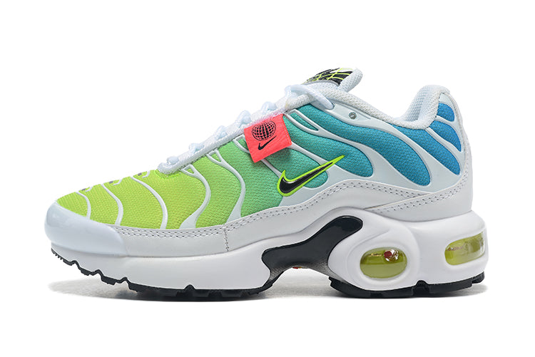 TN air cushion nike AIR MAX PLUS" white, blue, green"