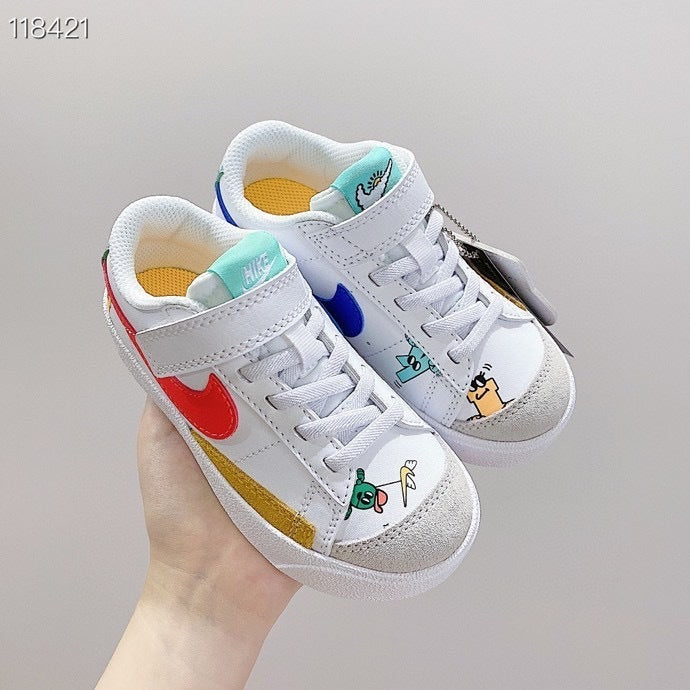 NK Trailblazer Graffiti Low-top" white, red"