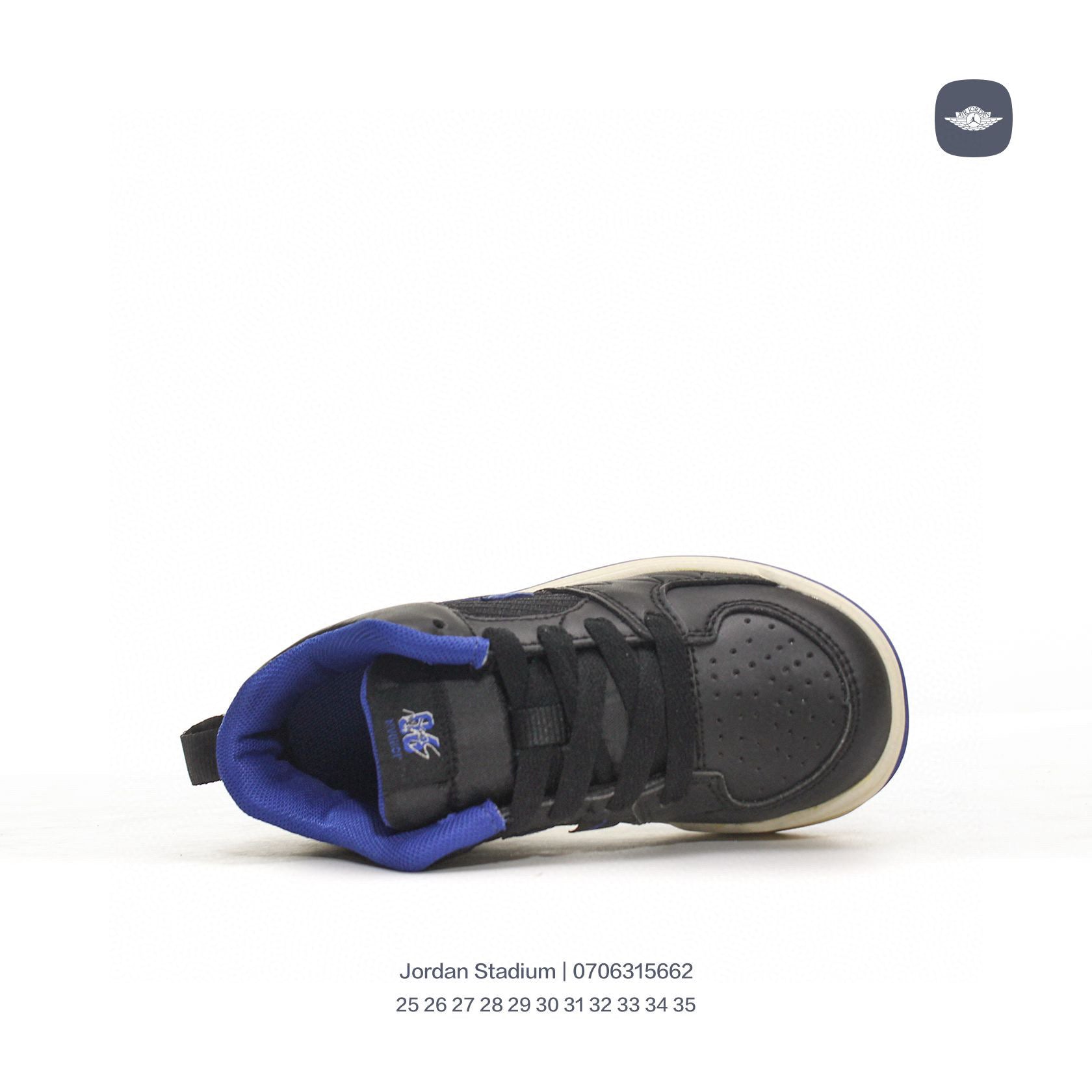 Jordan Stadium sneakers for kid" black, blue"