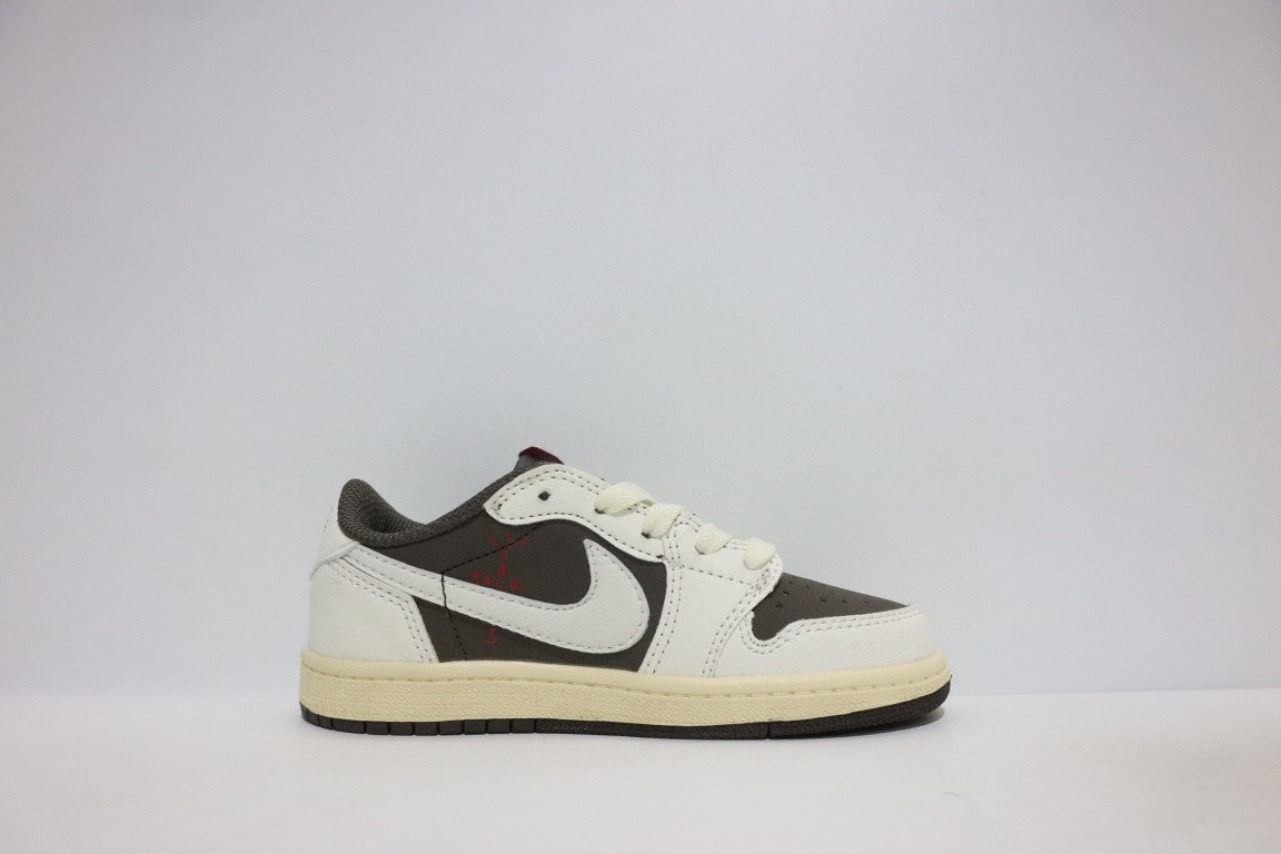 Jordan low-top hook series" white, cream, dark olive green"