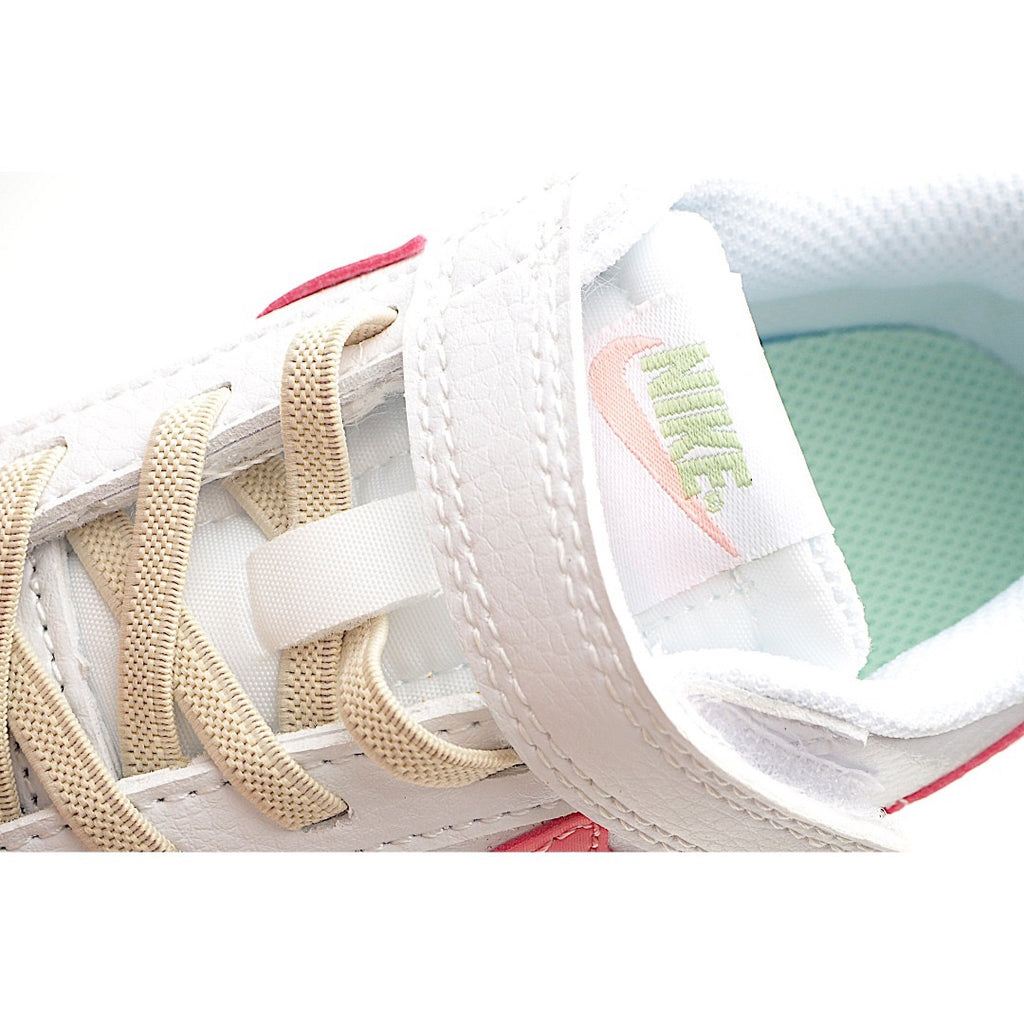Trail Blazers Velcro Low-Top Kids Sneakers" white, pink"