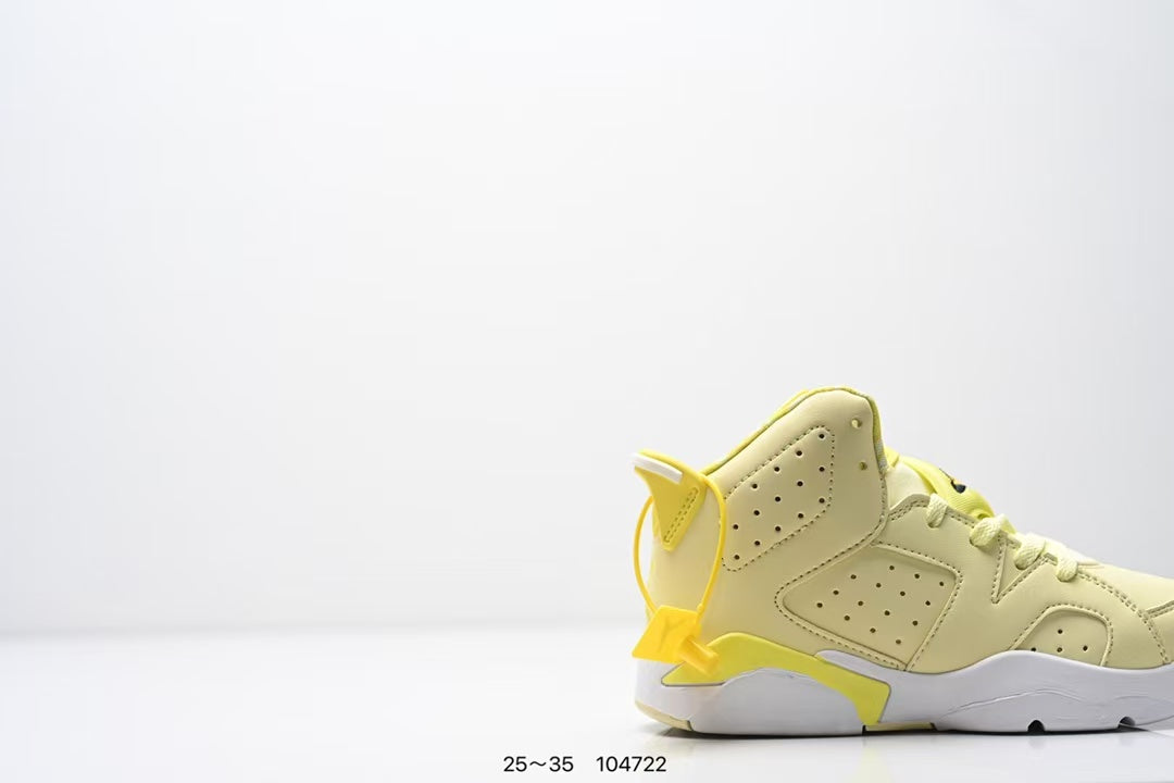 Joe 6 split leather children's shoes "yellow"