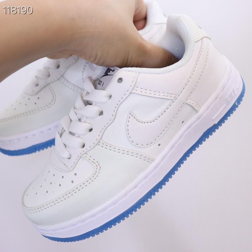 Air Force low-top lace-up sneakers" white"