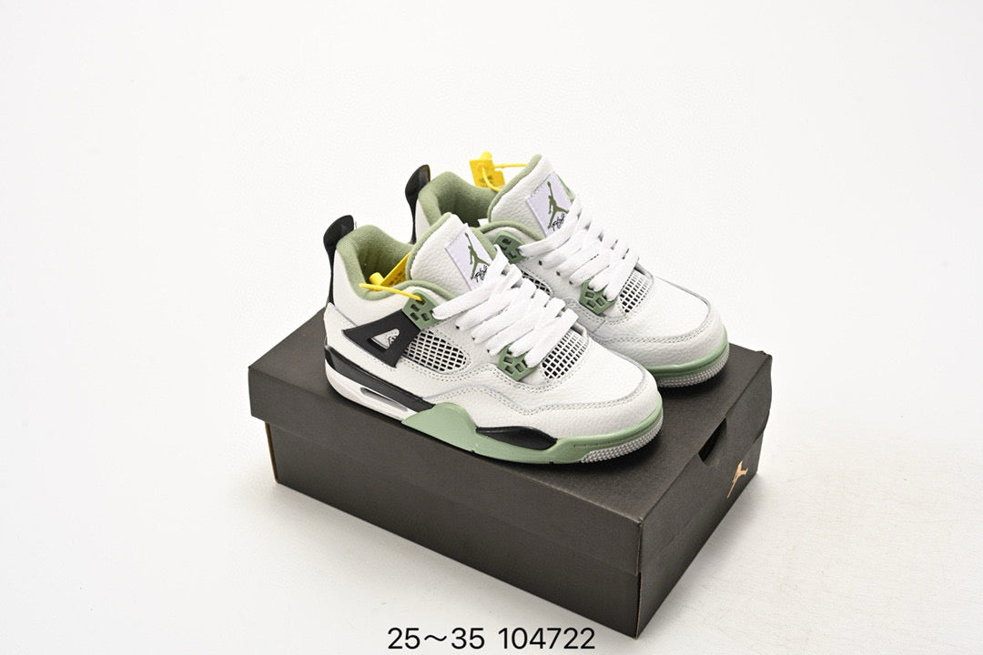 Joe 4 air cushion high quality children's shoes " white, lime green"