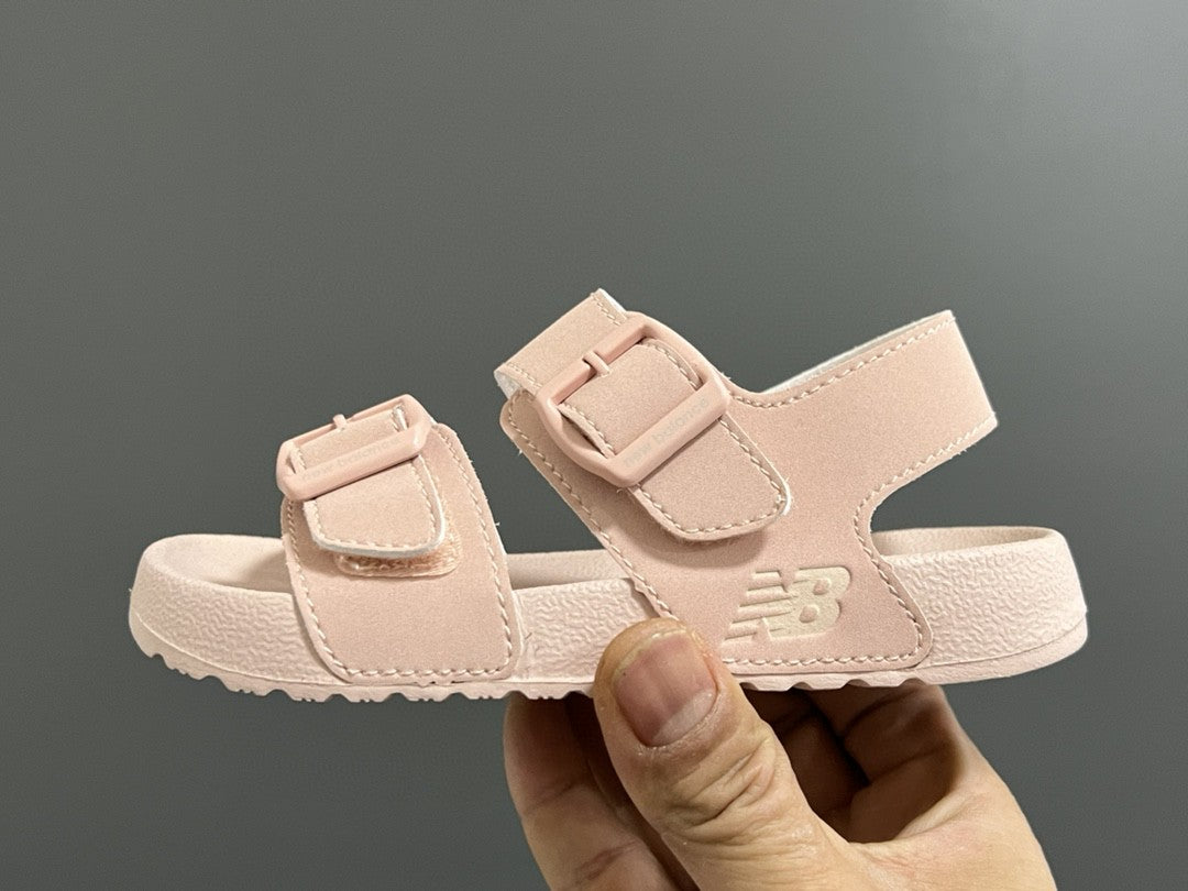 G version of Birkenstock Velcro sandals for children" light pink"