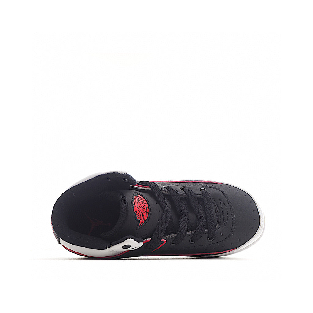 Jordan 2 retro running shoes for kids " white, black"