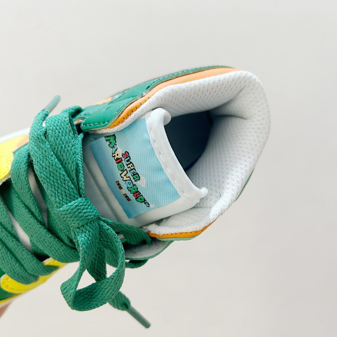 AJ1 Super Mario joint" yellow, orange, green"