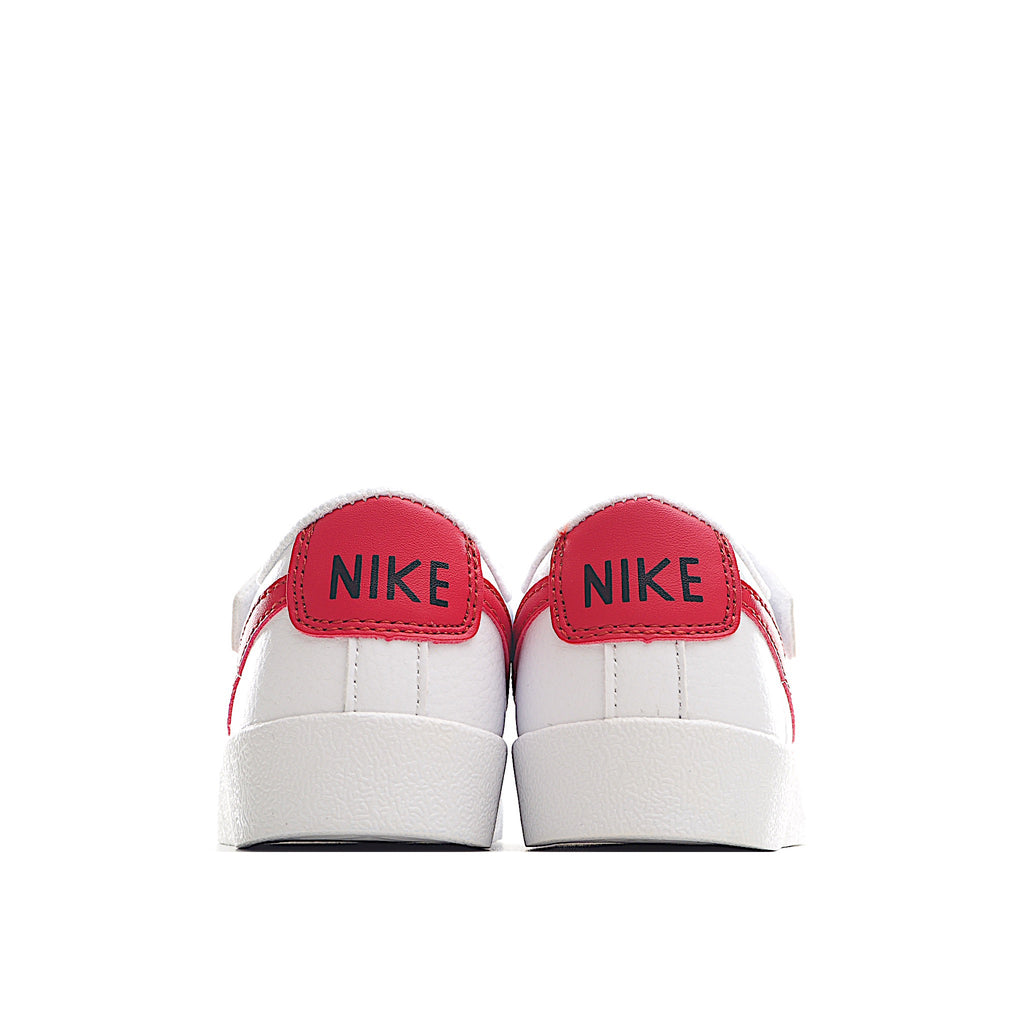 Trail Blazers Velcro Low-Top Kids Sneakers" white, red"