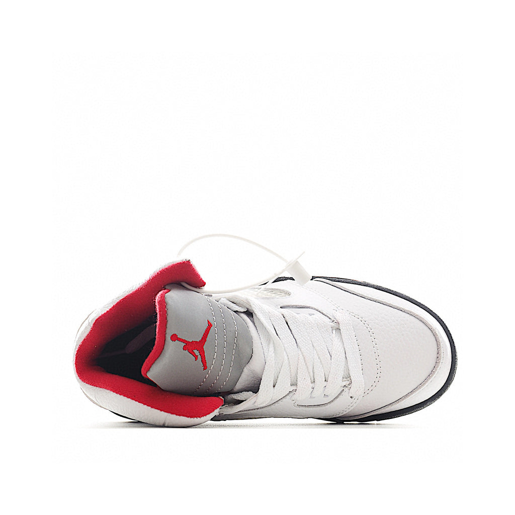 Jordan 5 children's shoes" white, red"