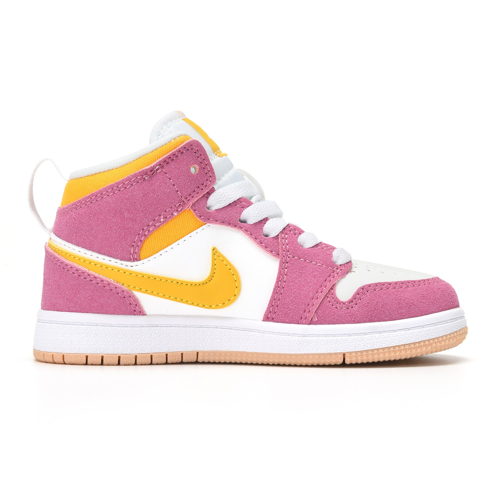 AJ-112" white, pink"