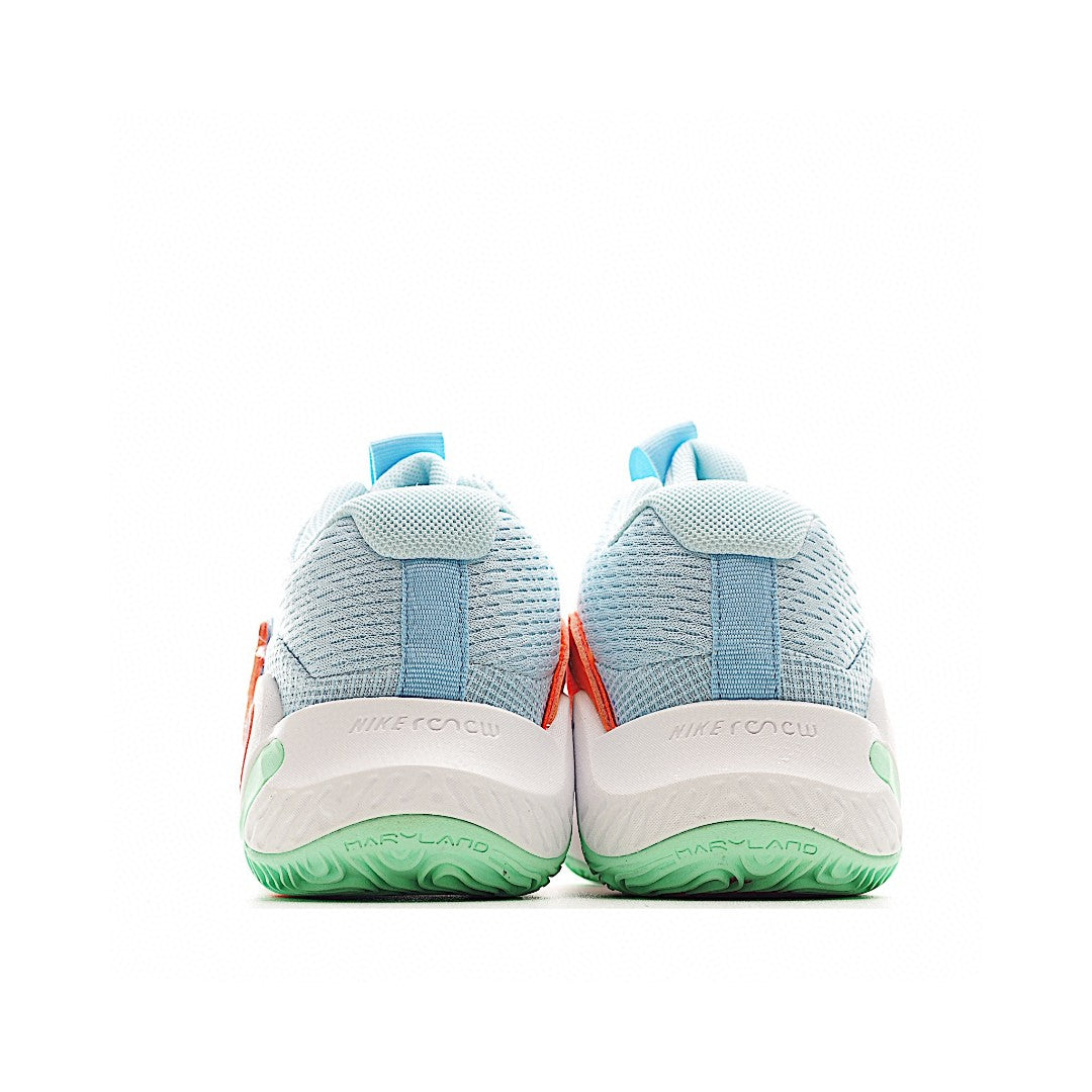 KD 5 basketball shoes" blue, mint green"