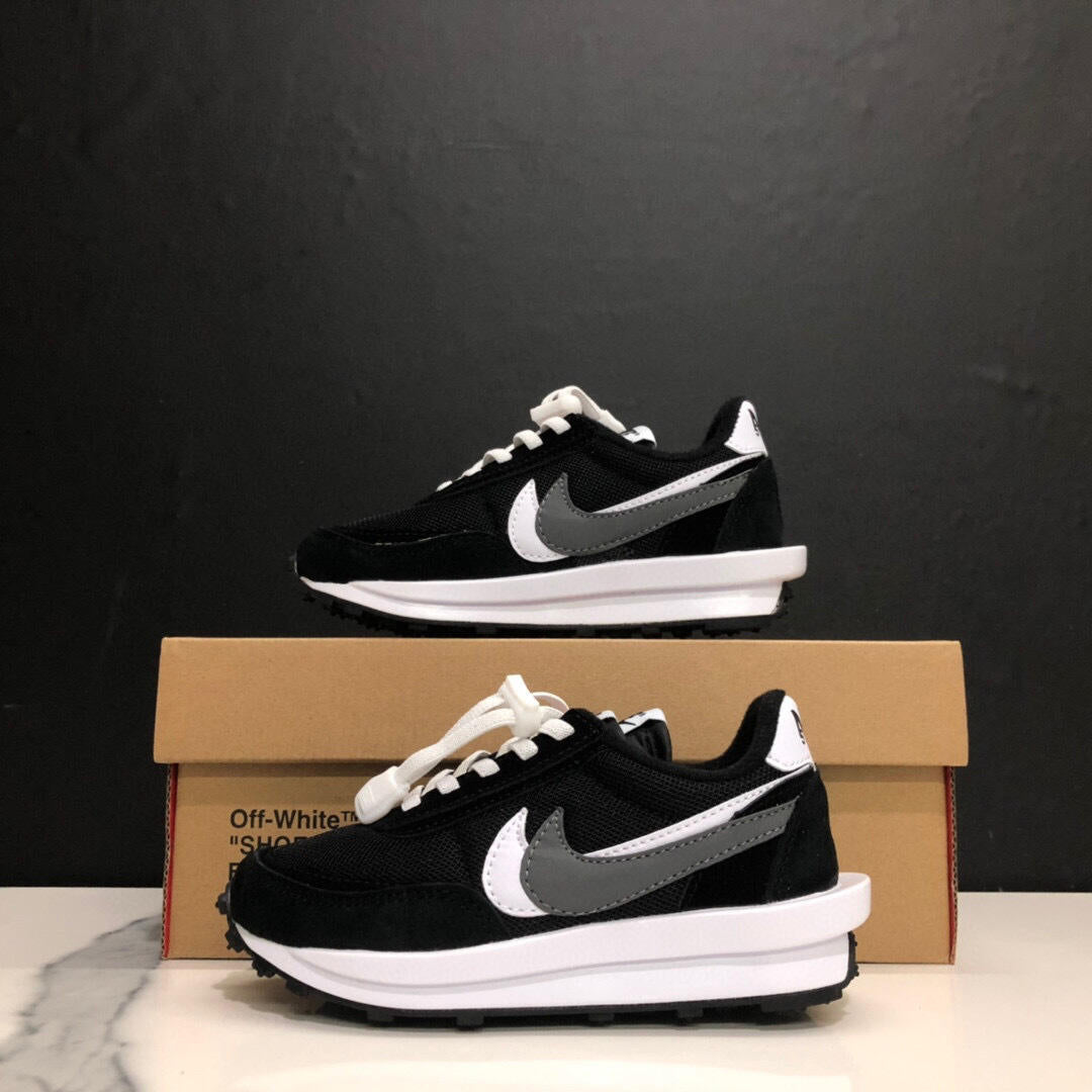 Nike Waffle Casual Jogging Shoes Deconstructed Double Hook