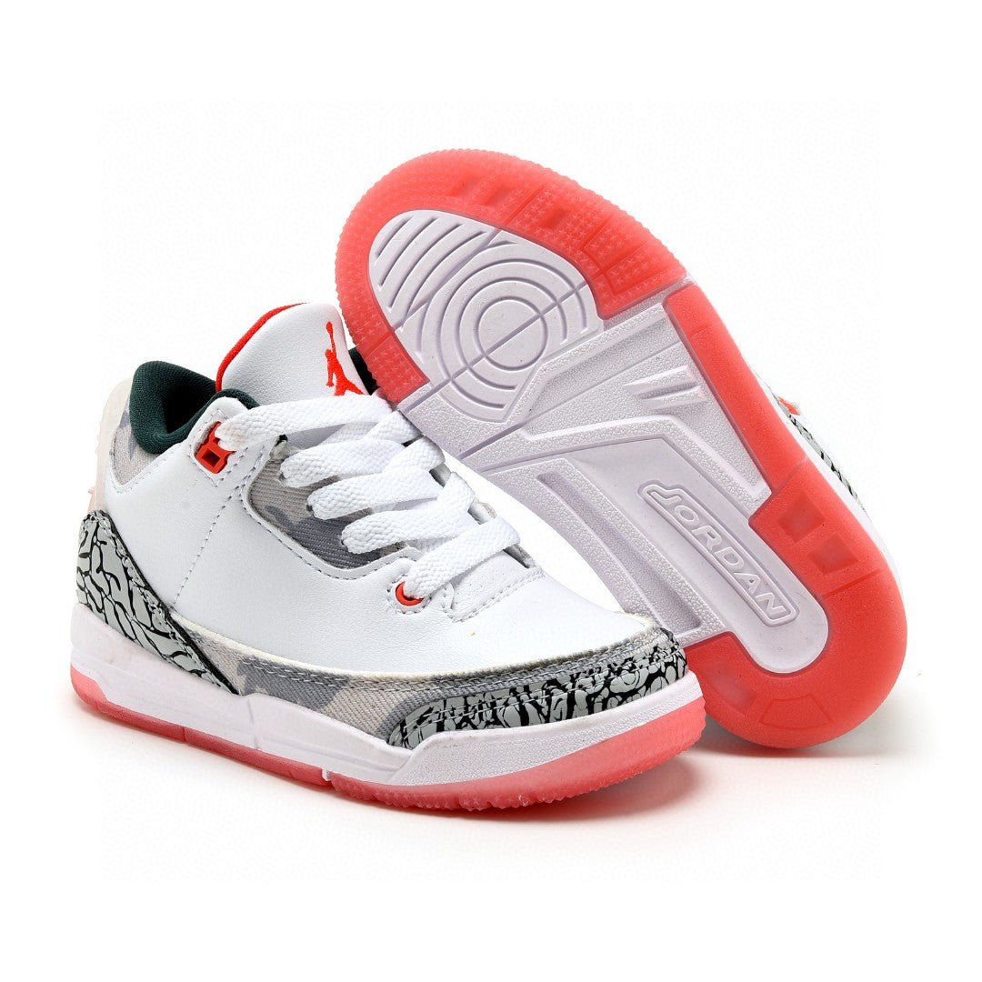 Jordan AJ3 children's shoes" white, pink"