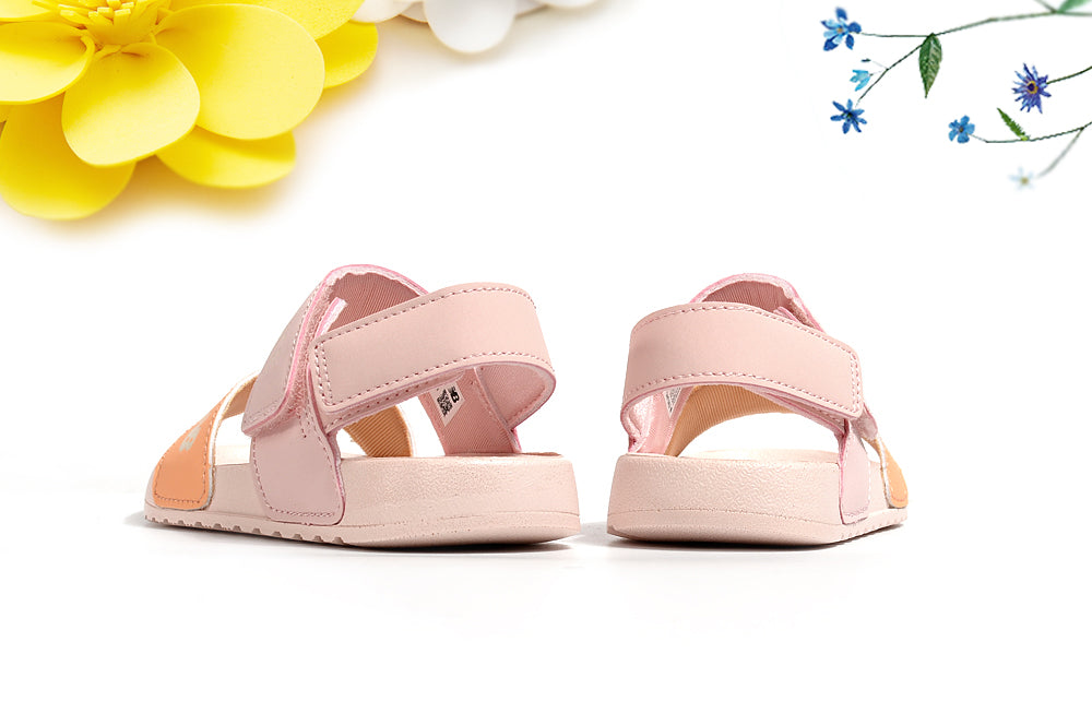 NB double bar sandals " light pink,orange"