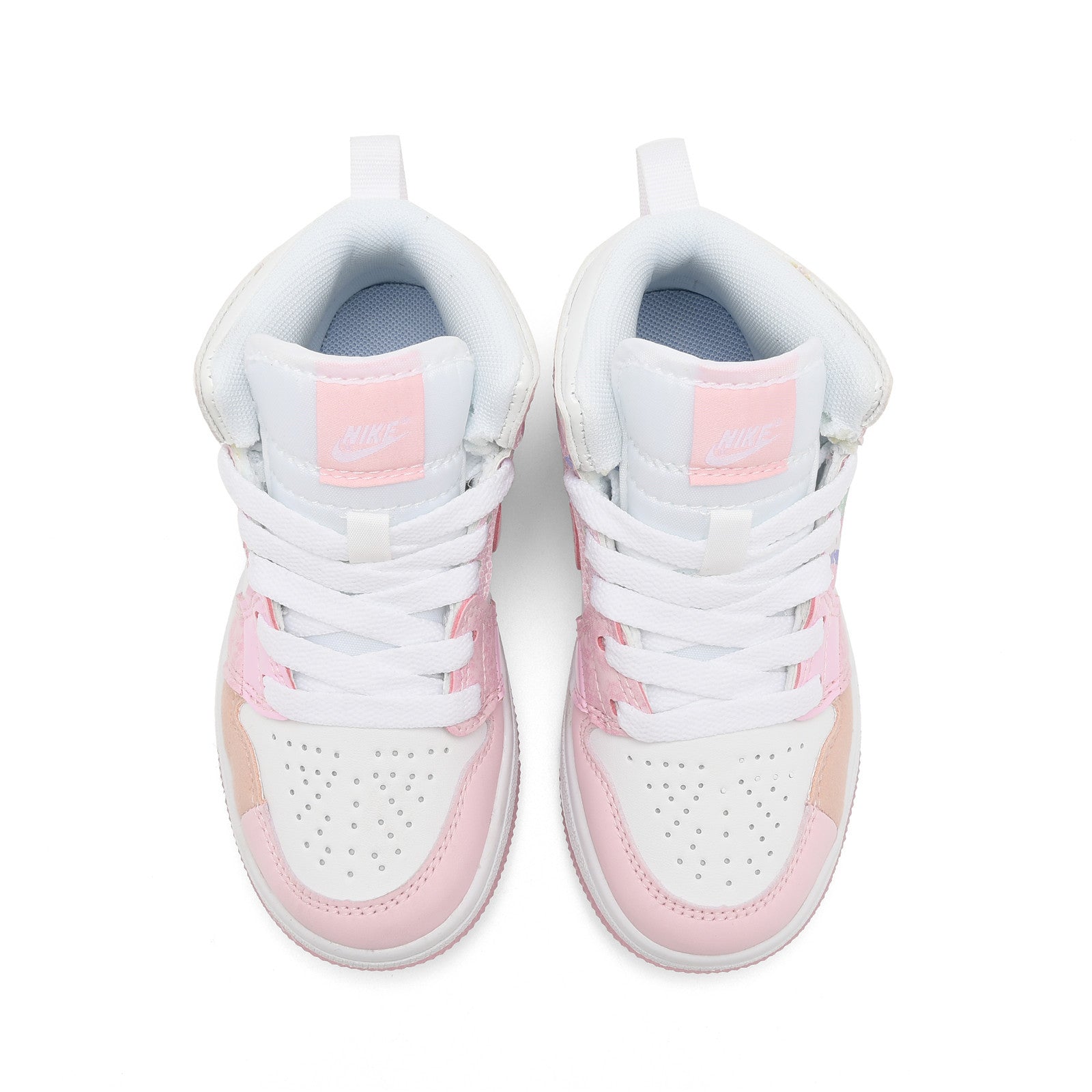 AJ-127" baby pink, brown"