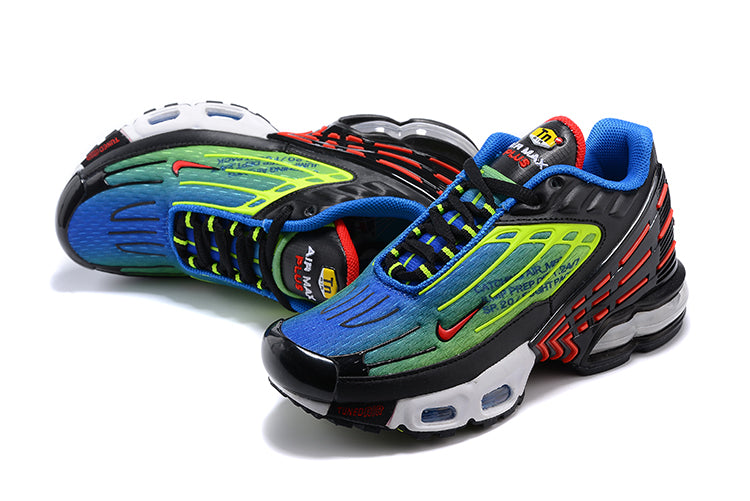 TN air cushion nike air max plus lll" black, red, green"