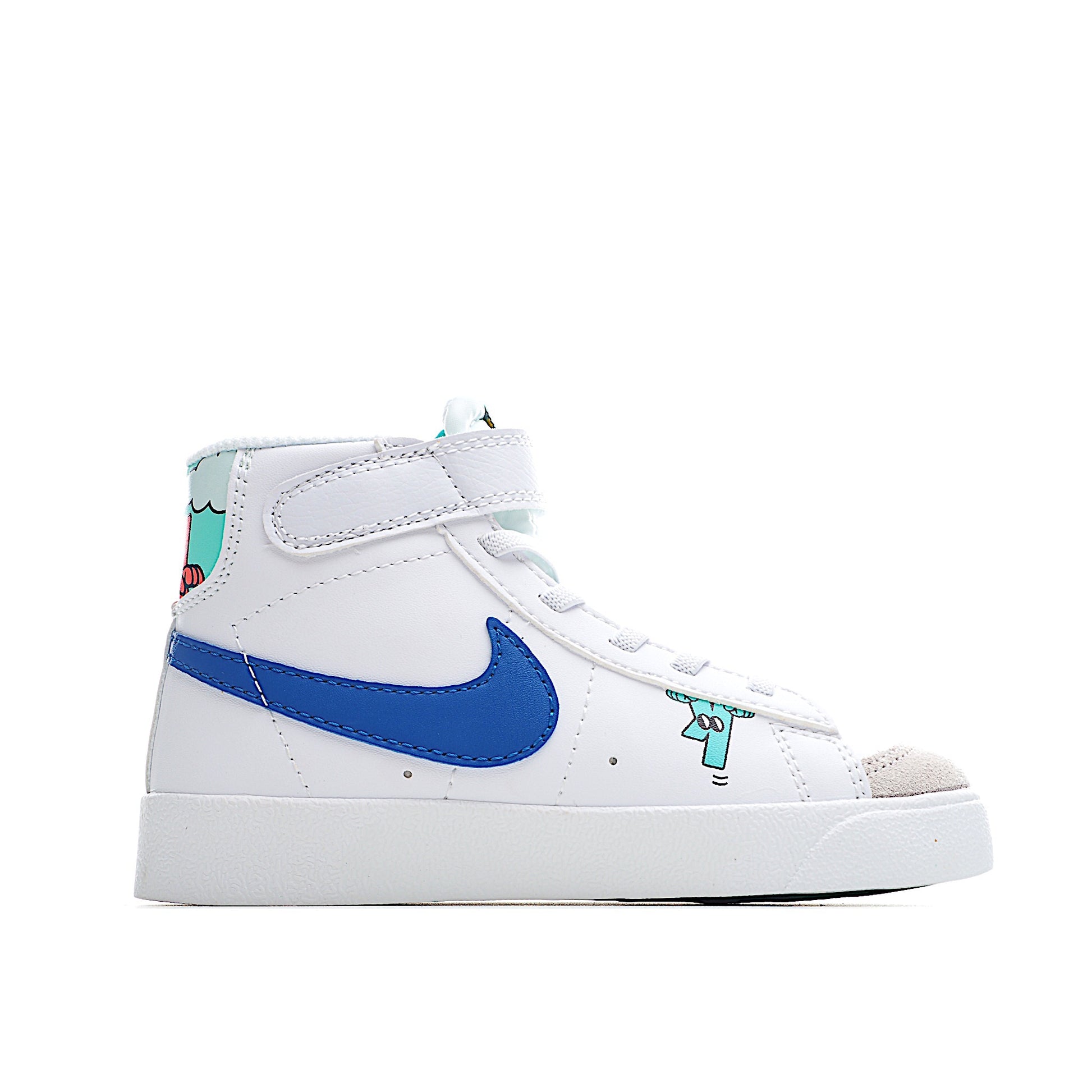 Trail Blazers high-top single dunk" white, red"