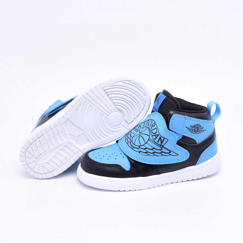 Jordan Wings Kids Shoes" black, blue"