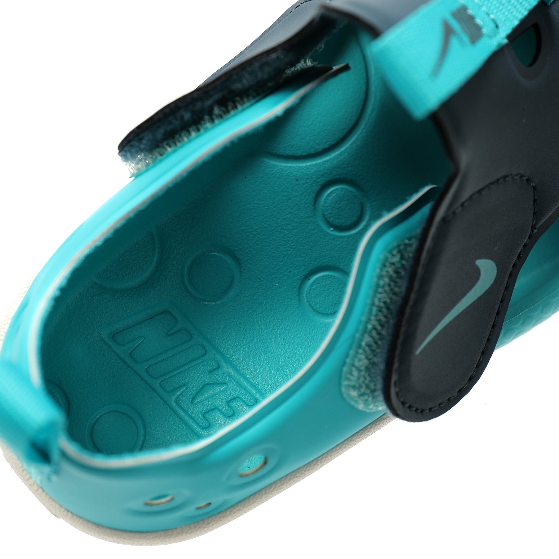 NK new SUNRAY PROTECT 4th generation children's beach hollow sandals" dark grey-blue"