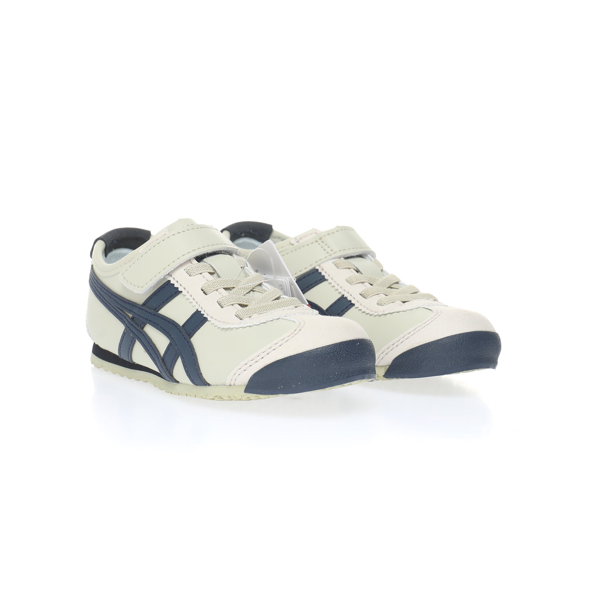 Asics Tiger" cream, Navy blue"