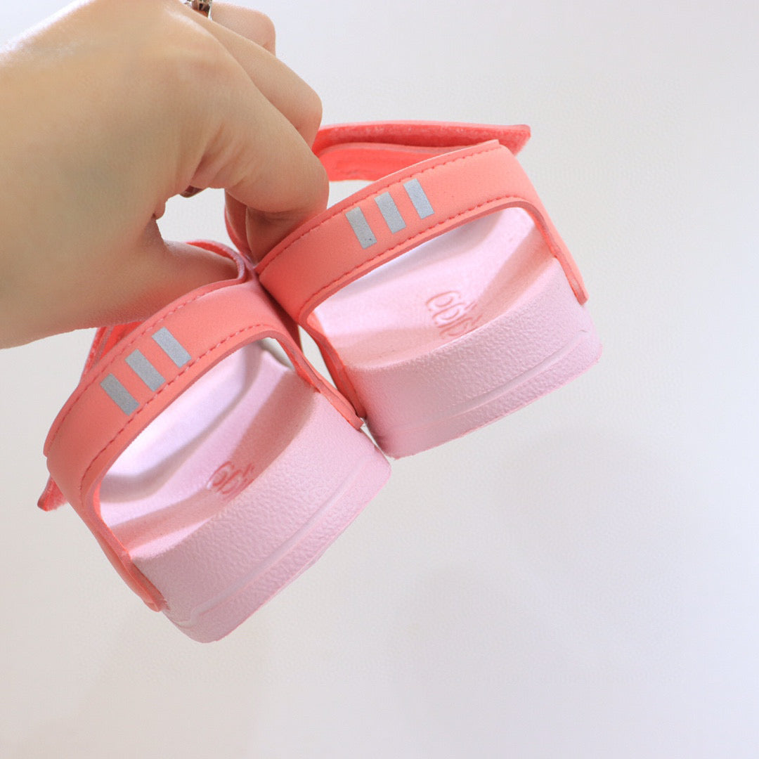 Adidas Candy Velcro Sandals" pink, orange"